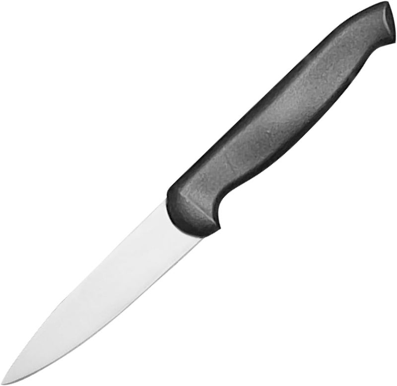 Kitchen Master 4 Inch Stainless Steel Utility Knife (Black) | Small Multipurpose Paring Tool - Image 1